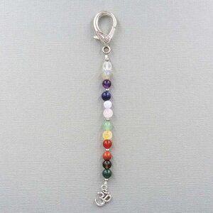 12 Stone Chakra Purse Charm
